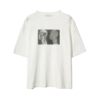 YOKE Photogram Printed T-Shirt "White"