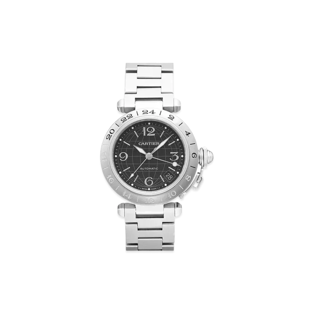 Cartier Pasha C GMT "Black" W31079M7