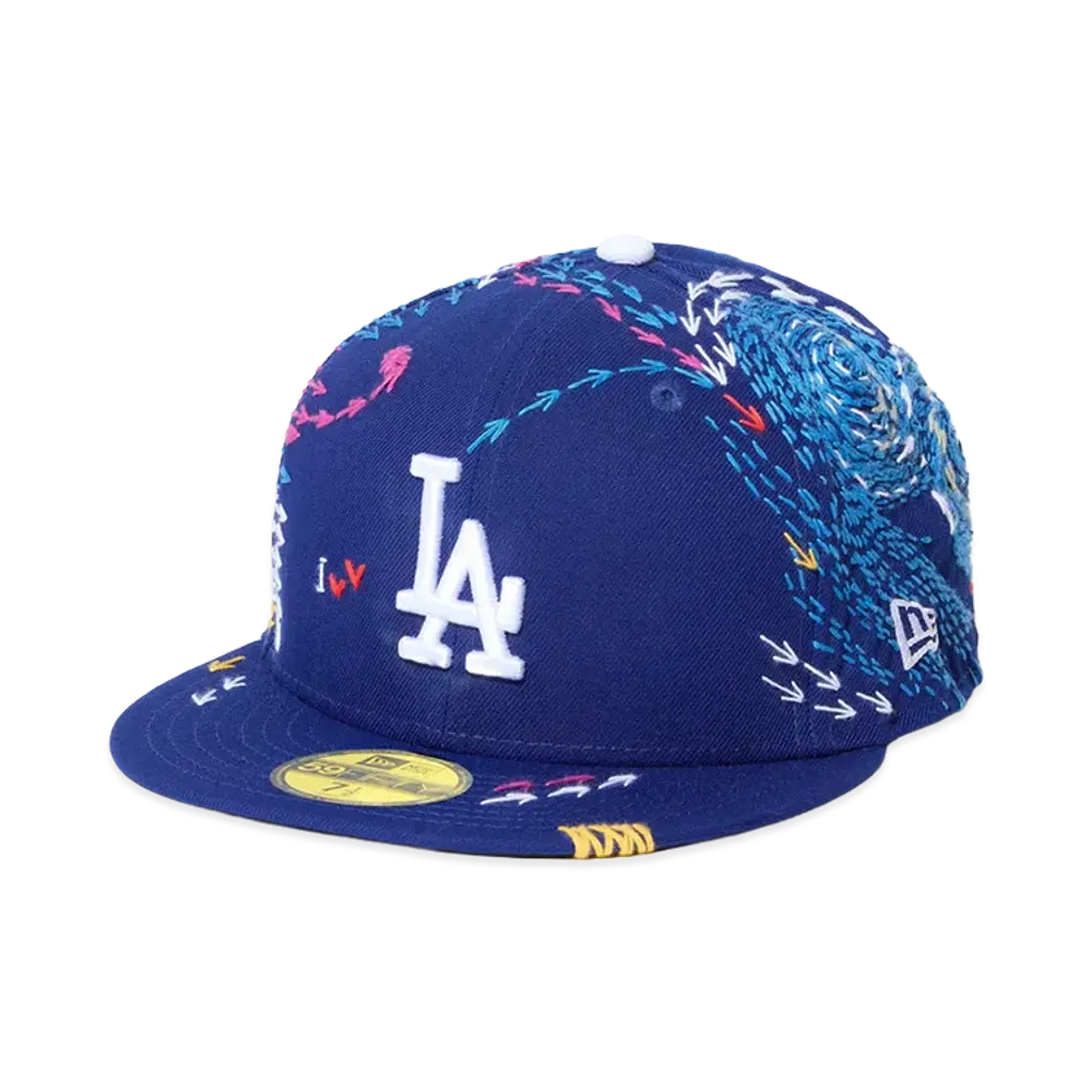 NEW ERA x Sashiko Gals 59Fifty Los Angeles Dodgers "Dark Royal"