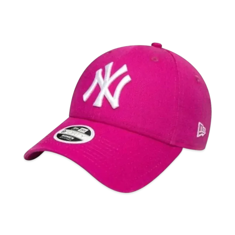 NEW ERA Women's LA NYY 940 9FORTY League Essential "NY Shocking Pink"