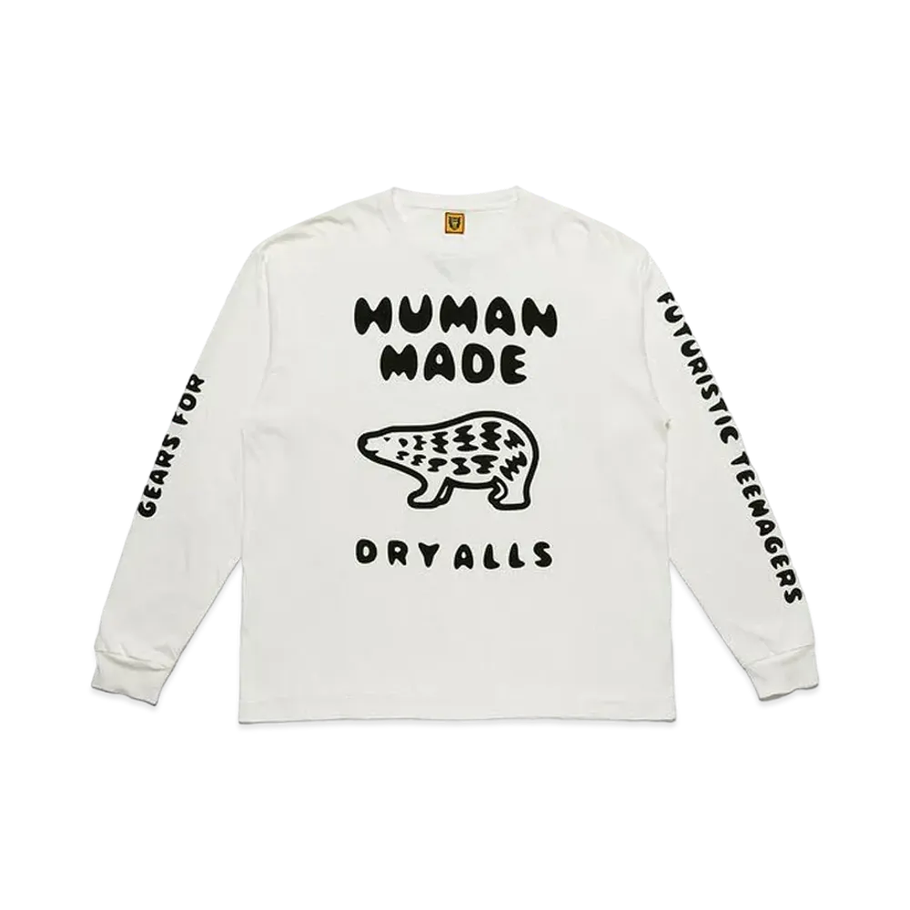 HUMAN MADE LONG-T #1"White"
