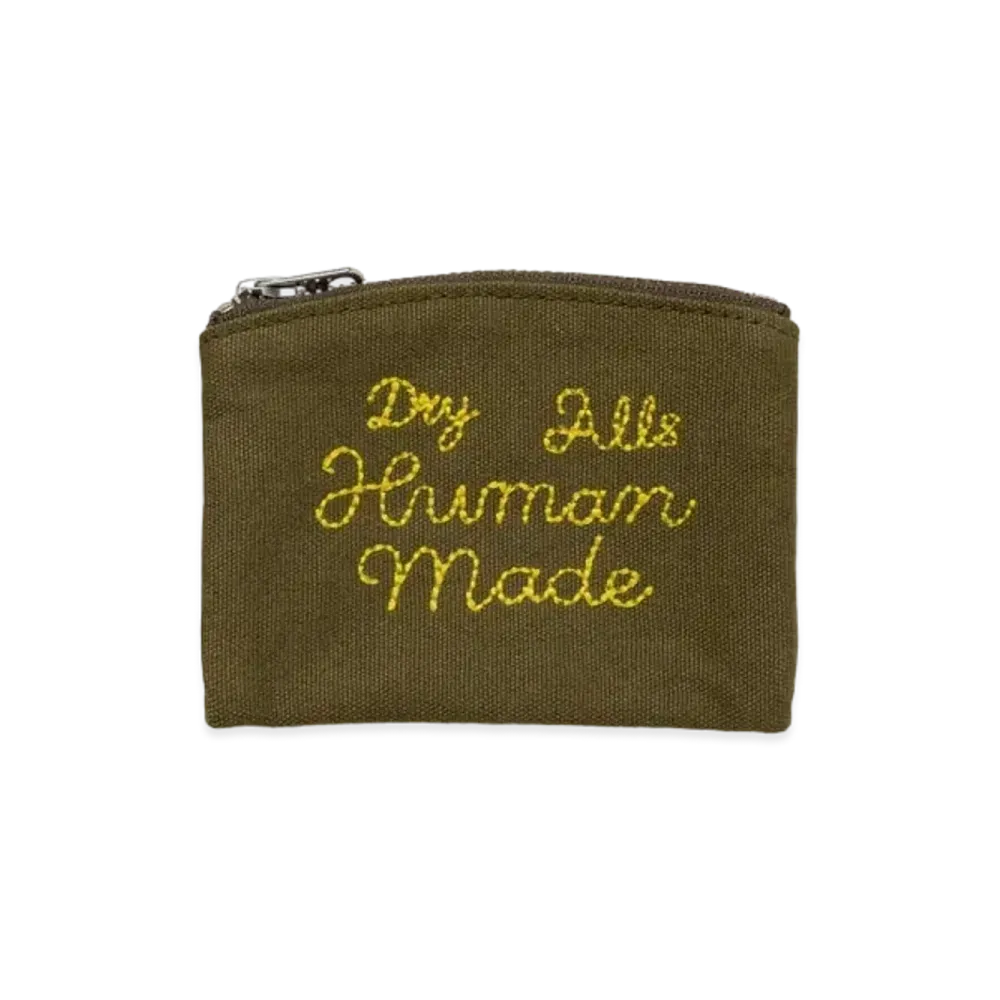 HUMAN MADE Card Case "Olive Drab"