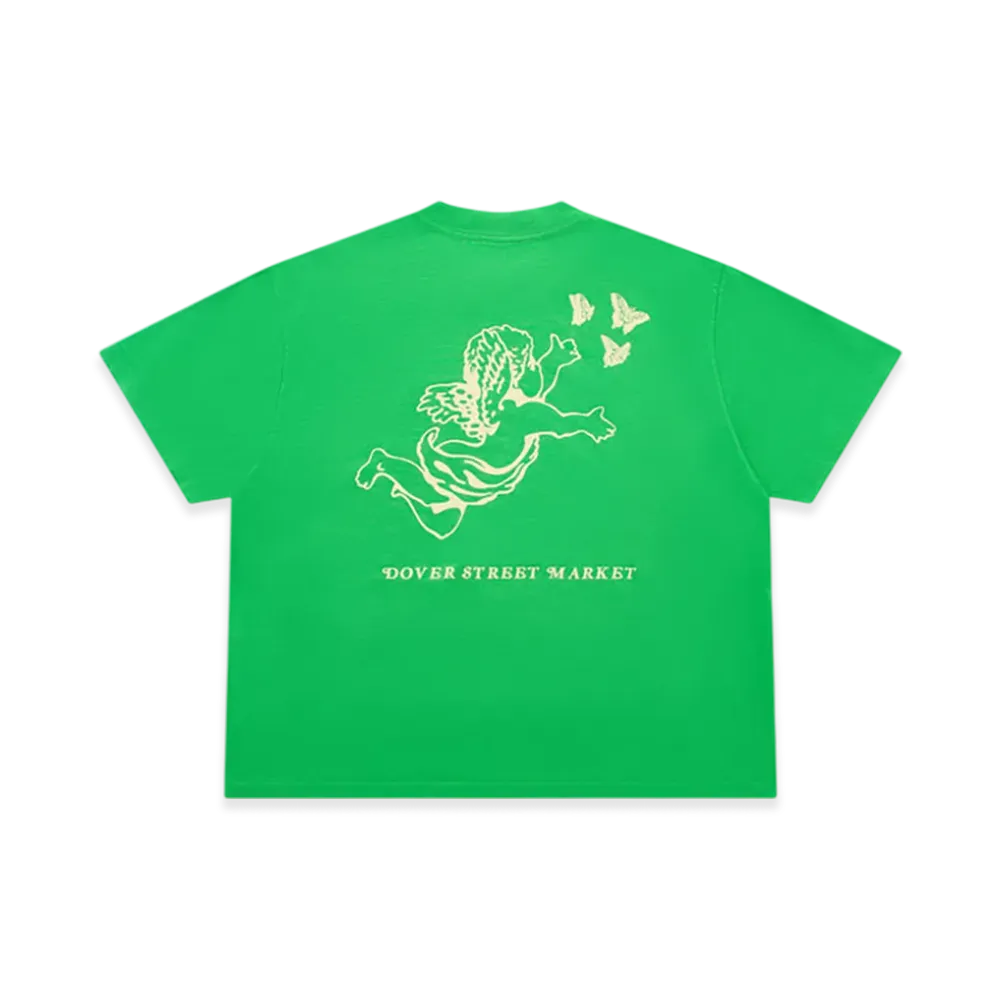 Dover Street Market x VERDY Girls Don't Cry Angel T-Shirt "Green"