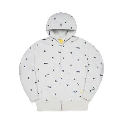 FR2 Full Pattern Icon Logo Zipup Hoodie "Ash"