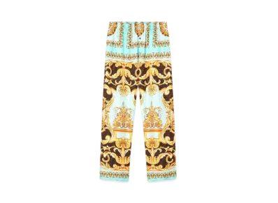 FENDI x Versace Fendace Gold Baroque Pyjama Bottoms "Blue"