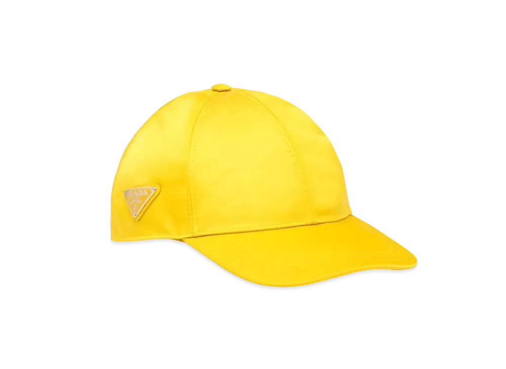 PRADA Re-Nylon Baseball Cap "Yellow"