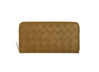 Bottega Veneta Zip Around Wallet "Acorn"