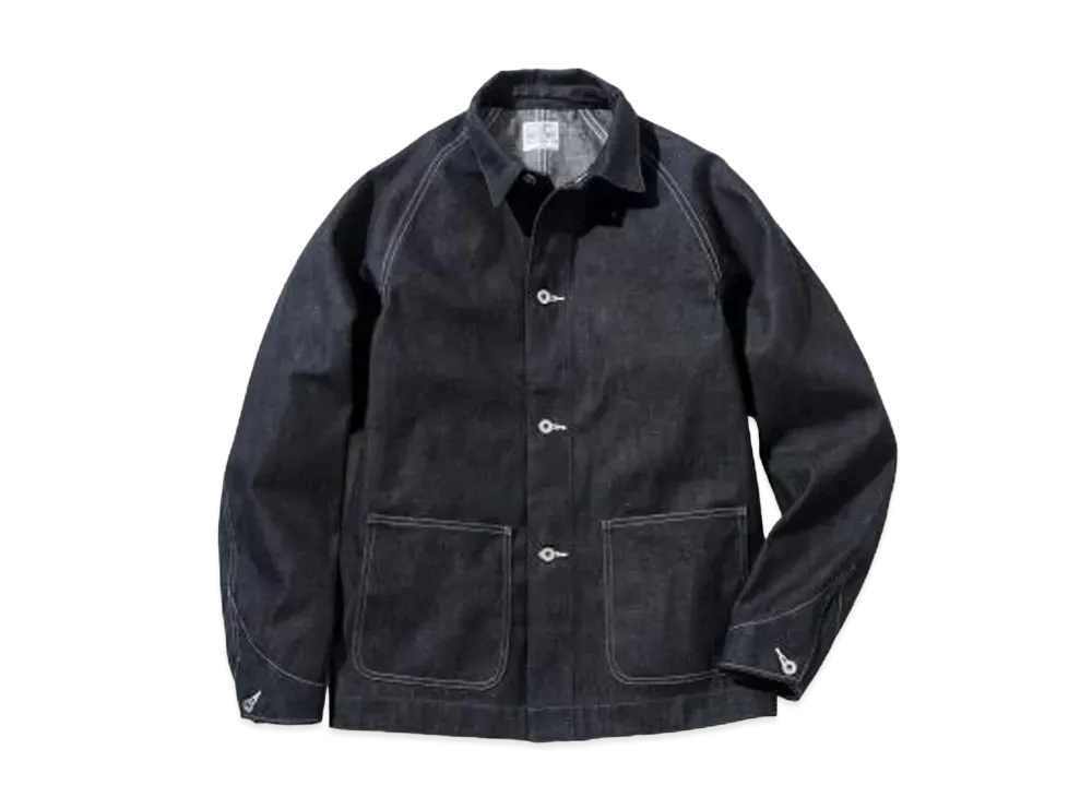 THE REAL McCOY'S 8HU WW2 DENIM CHORE COAT "Indigo"