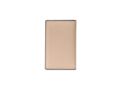 Valextra Business Card Case "Powder Pink"