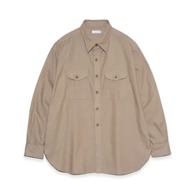 nanamica Utility Panama Shirt "Beige"