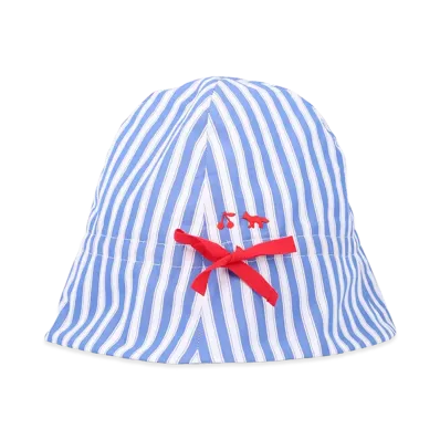 Maison Kitsune Kids Hat "Blue"