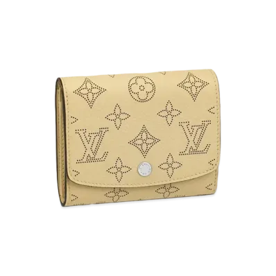 Louis Vuitton Iris Wallet Compact Mahina Leather Japan Exclusive "Banana"