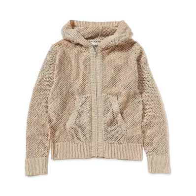 BEAMS FUTURE ARCHIVE Net Knit Parker "Beige"