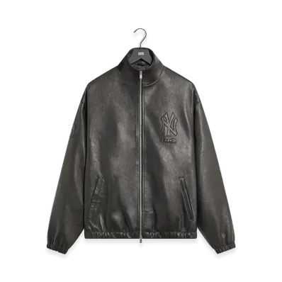 Kith x The New York Yankees Leather Ames Jacket "Black"