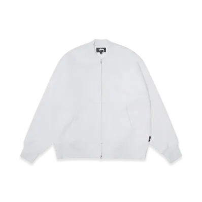 Stussy Thermal Lined Fleece Zip "Ash Heather"