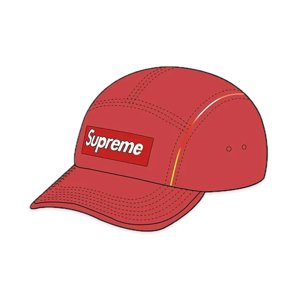 Supreme Gradient Piping Camp Cap "Red"