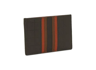 Salvatore Ferragamo Card Case "Caffe Pebble"