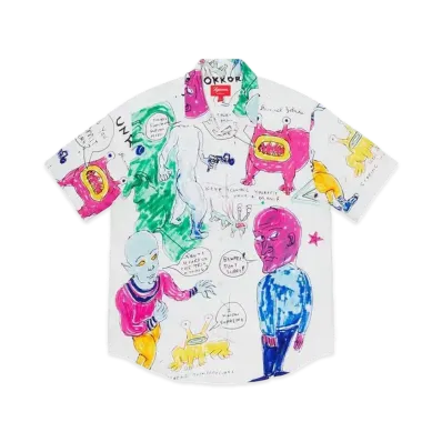 Supreme Daniel Johnston Rayon S/S Shirt "White"