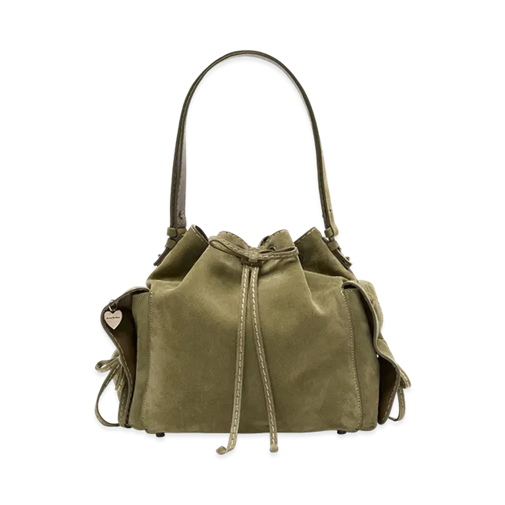 Acne Studios Multi-Pocket Bucket Bag "Herb Green"
