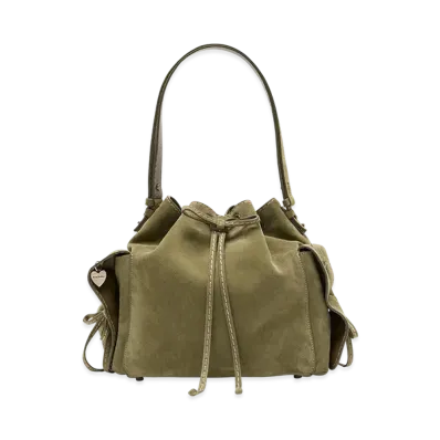 Acne Studios Multi-Pocket Bucket Bag "Herb Green"