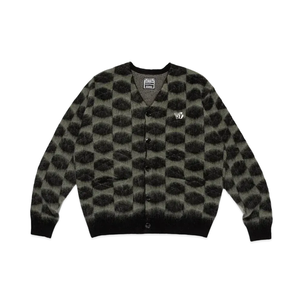 Wasted Youth Knit Cardigan "OliveDrab"