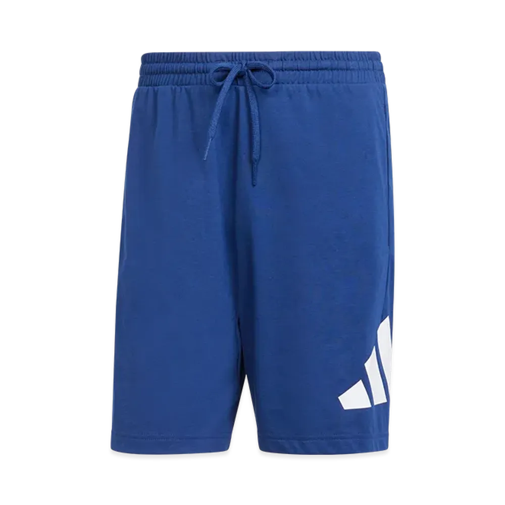 adidas Essentials Big Logo Single Jersey Shorts "Dark Blue/White"