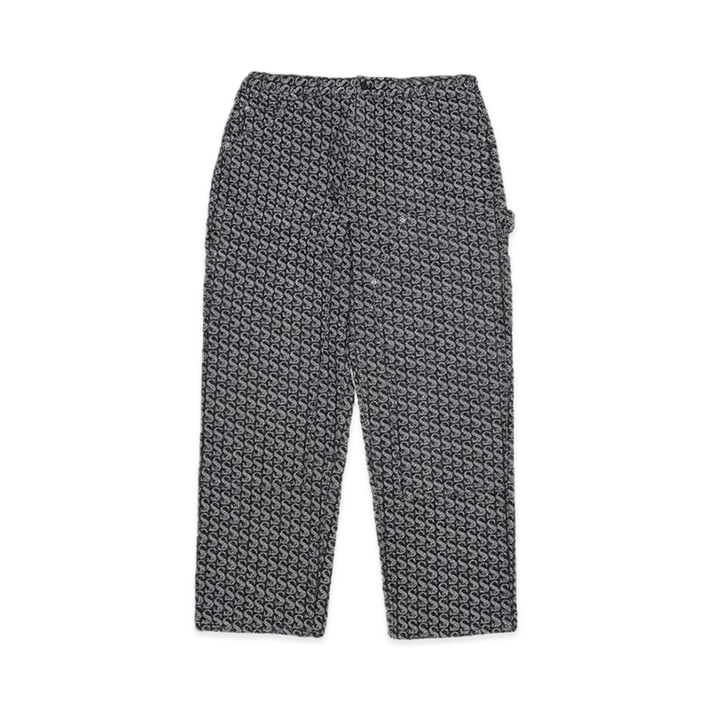 Supreme Monogram Double Knee Denim Painter Pant "Black"