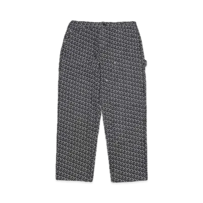Supreme Monogram Double Knee Denim Painter Pant "Black"
