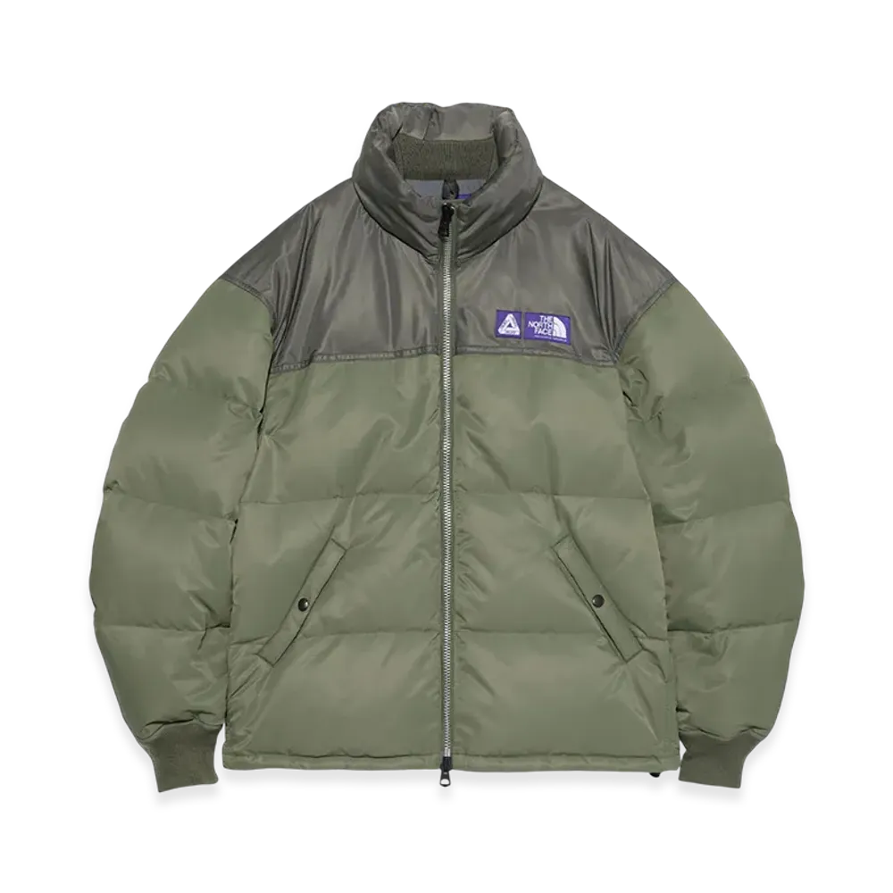 PALACE x The North Face Purple Label WINDSTOPPER Field Down Jacket "Sage Green"