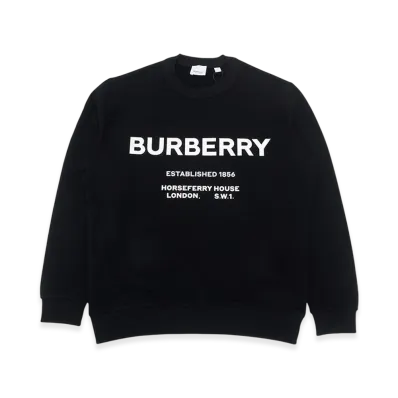Burberry Martley Logo Print Sweatshirt "Black"