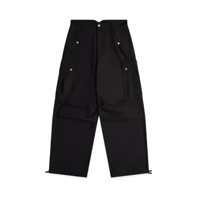 RHUDE Seersucker Parachute Pant "Black"