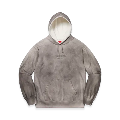 Supreme Spray Hooded Sweatshirt "White"