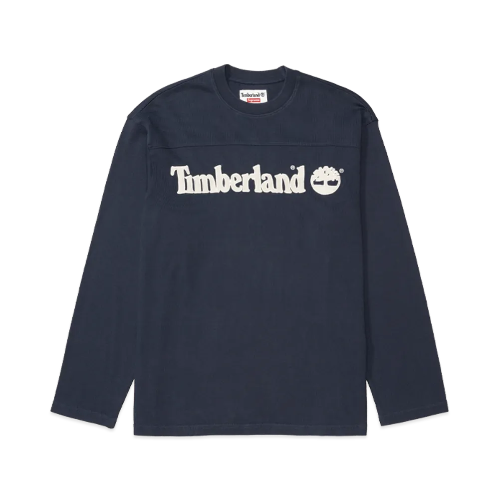 Supreme x Timberland L/S Football Top "Navy"
