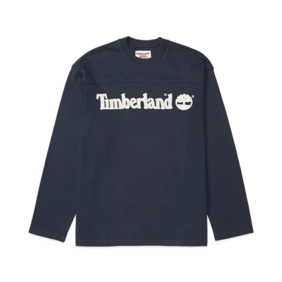Supreme x Timberland L/S Football Top "Navy"