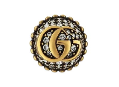 GUCCI Double G Ice Cream Cone Style Single Earrings "Vintage Gold"
