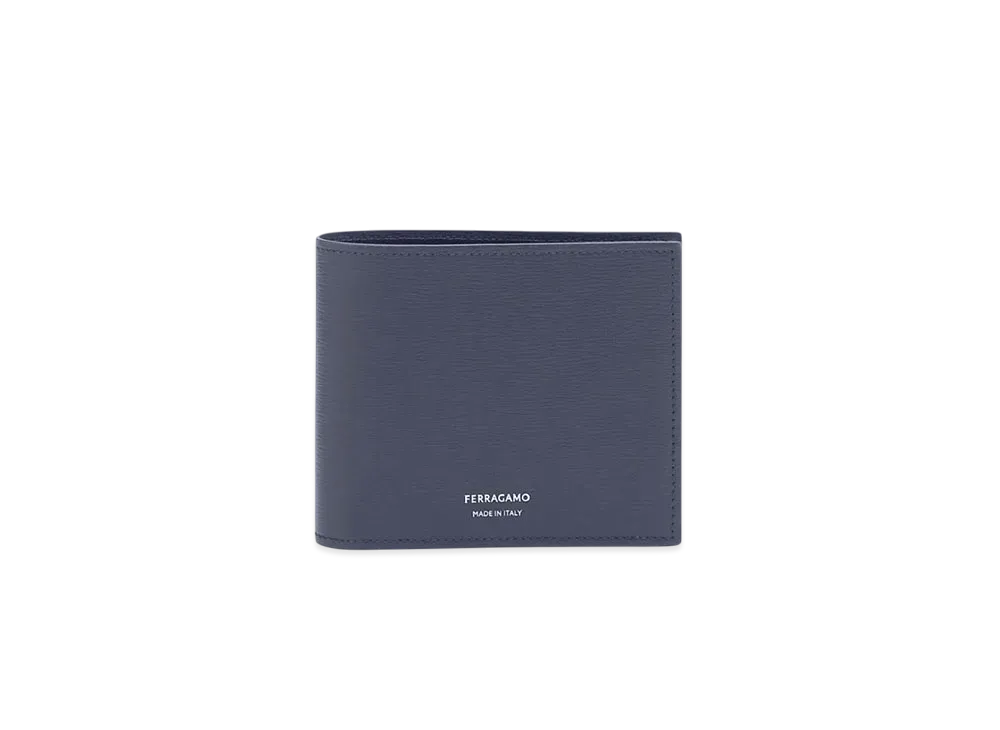 Salvatore Ferragamo Logo Folded Wallet "Midnight/Black"