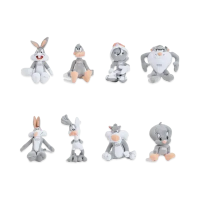 KITH Looney Tunes 8 Pack Plush Set "Grey"