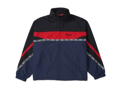 Supreme Logo Taping Track Jacket "Navy"