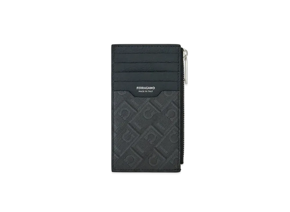 Salvatore Ferragamo Cardholder "Black/Grigio"
