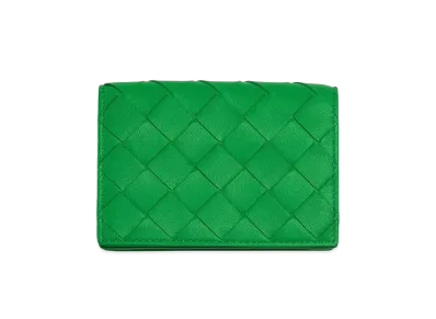 Bottega Veneta Business Card Holder "Parakeet"