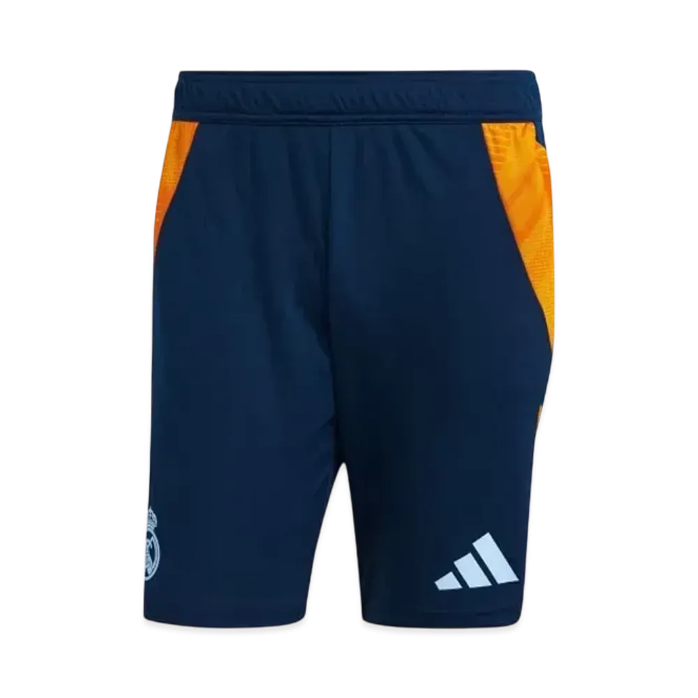 adidas Real Madrid Tiro 24 Competition Training Shorts "Glow Blue/Crew Orange/Team Navy Blue 2" "Glow Blue/Crew Orange/Team Navy Blue 2"