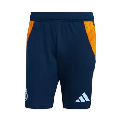 adidas Real Madrid Tiro 24 Competition Training Shorts "Glow Blue/Crew Orange/Team Navy Blue 2" "Glow Blue/Crew Orange/Team Navy Blue 2"