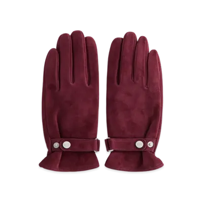 Kith Manhattan Suede Gloves "Magma"