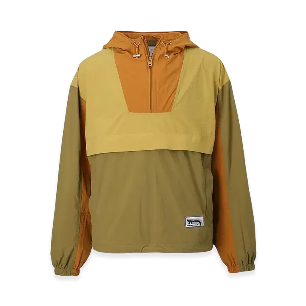 Maison Kitsune Technical Windbreaker "Tobacco"