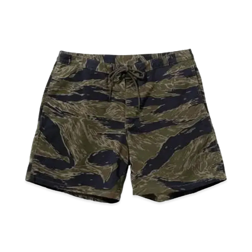 THE REAL McCOY'S TIGER CAMOUFLAGE SWIM TRUNKS / TADPOLE "Green"