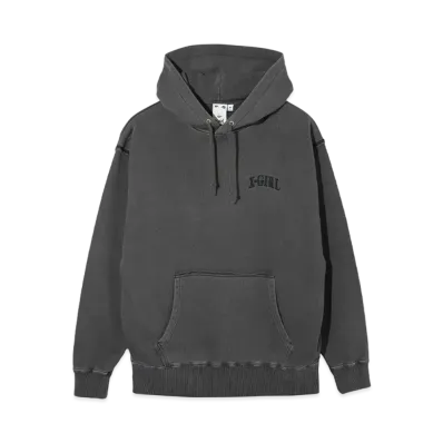X-Girl Distressed Sweat Hoodie "Black"