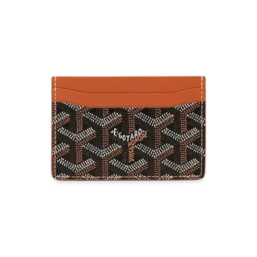 Goyard Saint-Sulpice Card Wallet "Black/Brown"