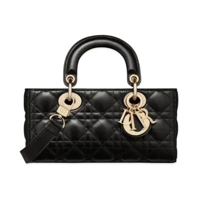 Dior Small Lady D-Joy Bag Cannage Lambskin "Black"