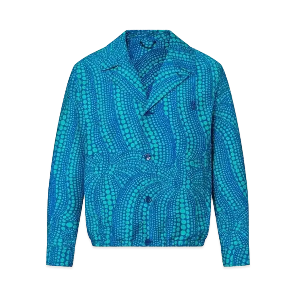 Louis Vuitton x Yayoi Kusama All Over Pumpkin Blouson "Bleu Nuit Fonce"