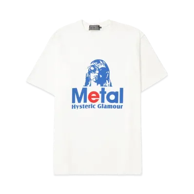 HYSTERIC GLAMOUR Metal T-Shirt "White"